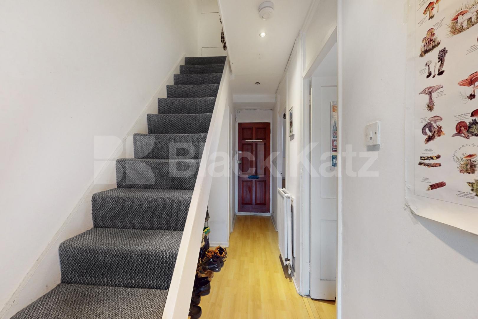 Mid-Century duplex apartment on the top two floors (Second and third).  Maskelyne Close, Battersea